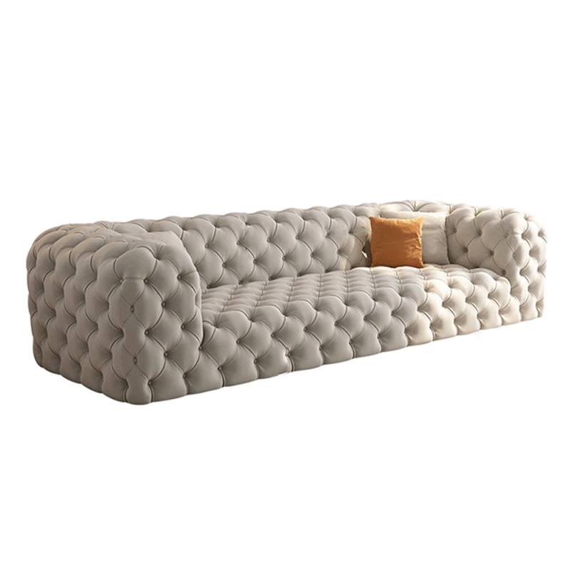 Italian light luxury simple moon surface design sofa