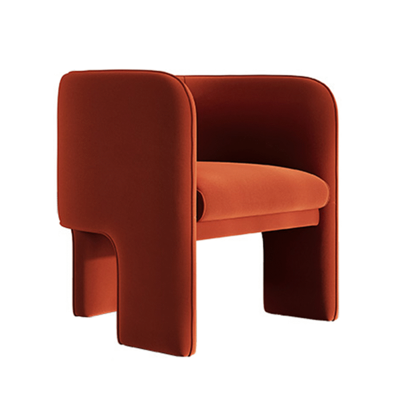 Woodsen Lobby Lounge Chair, Red – DC Concept