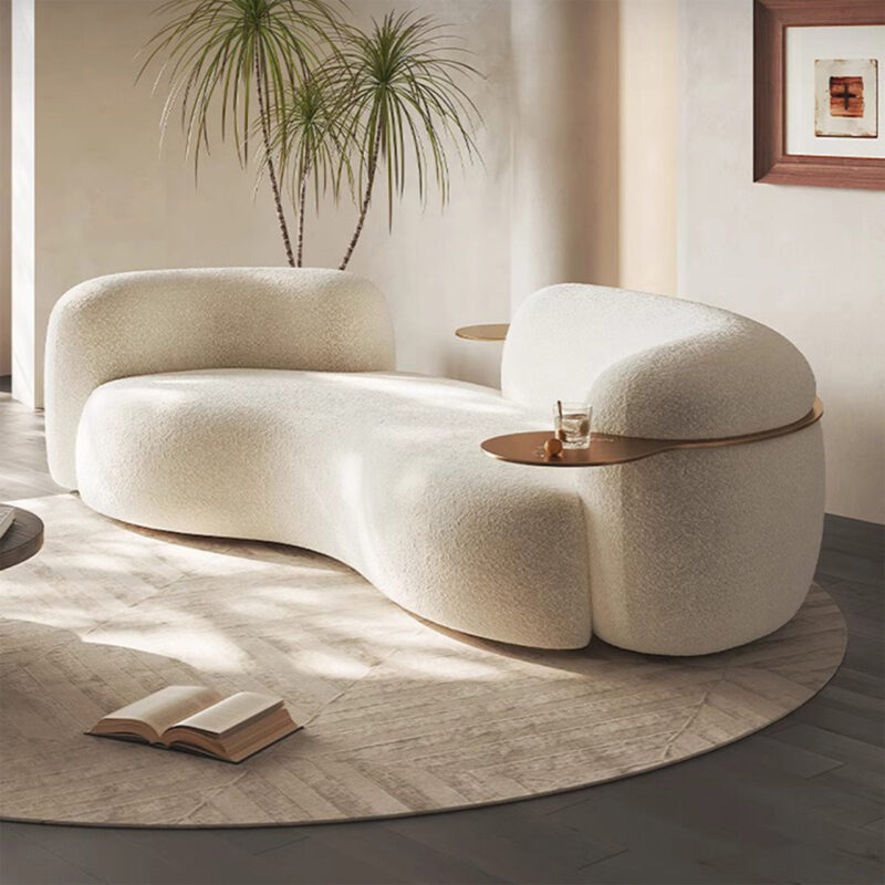 Simple single-person creative design for home living room relaxation chair