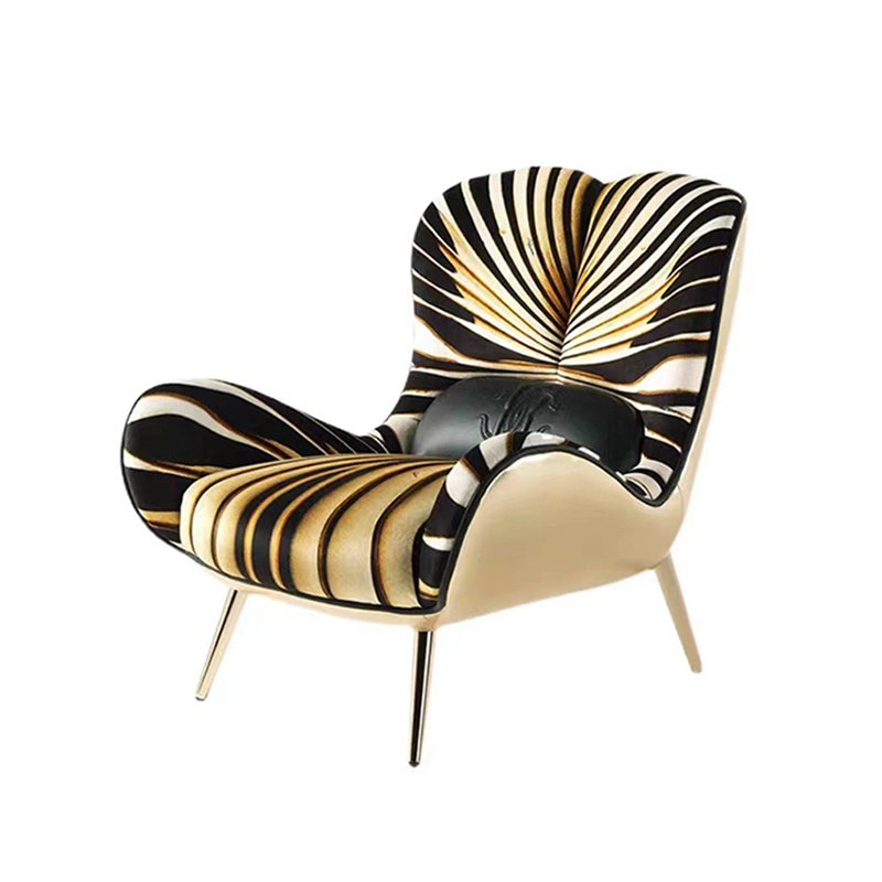 Luxury-Style Retro Green Single Chair