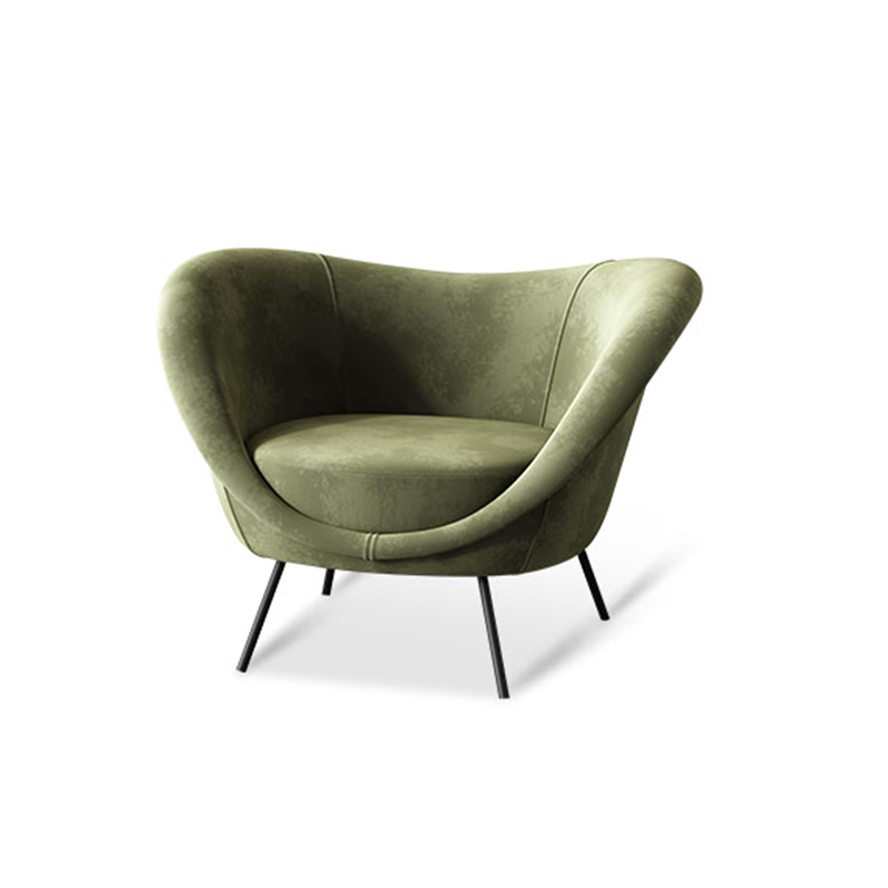 Simple single-person creative design for home living room relaxation chair