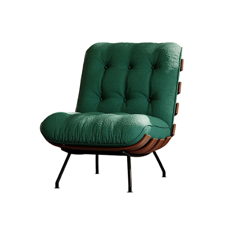 Luxury-Style Retro Green Single Chair