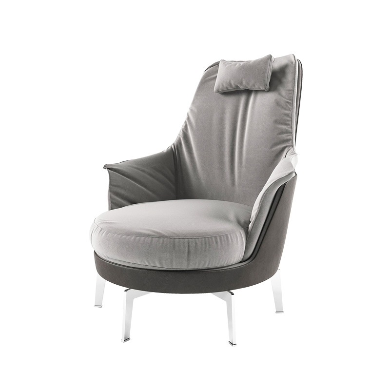 Simple single-person creative design for home living room relaxation chair