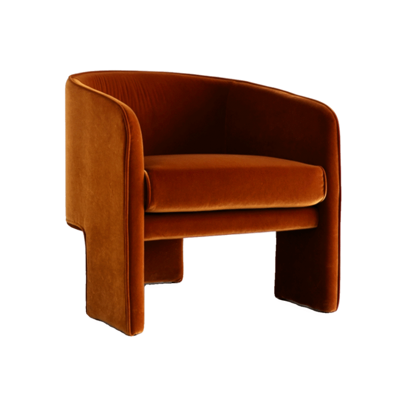 Simple single-person creative design for home living room relaxation chair