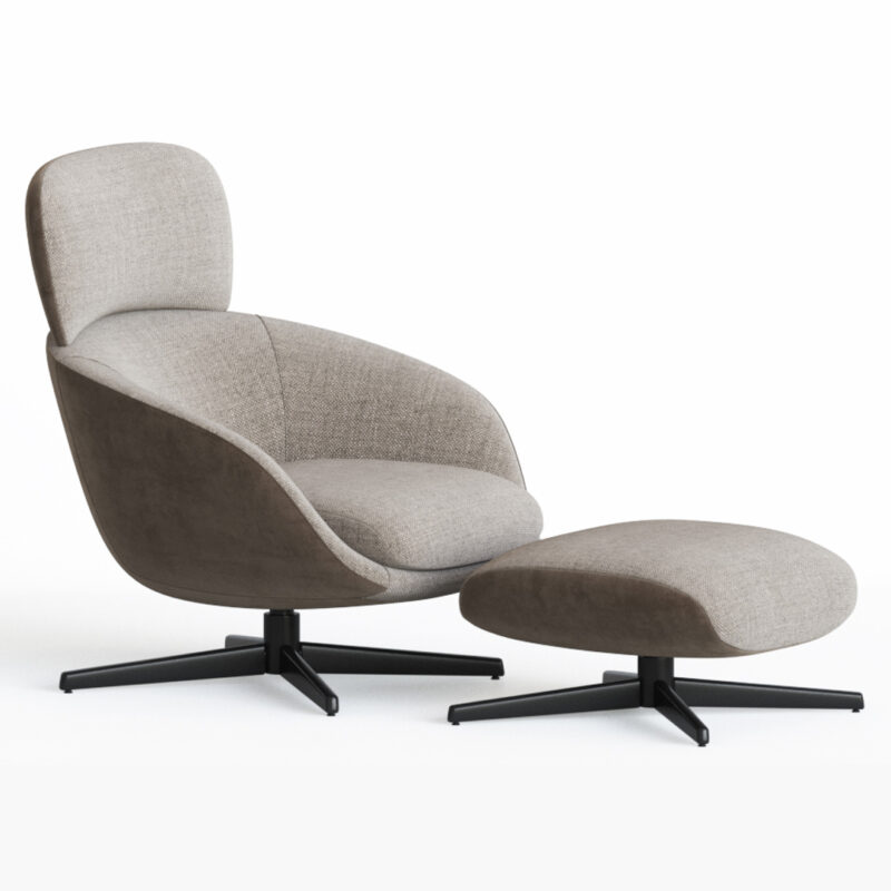 Simple single-person creative design for home living room relaxation chair