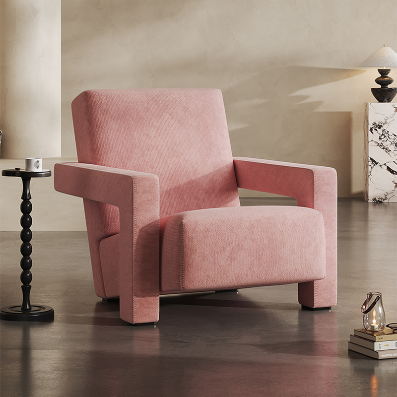 Simple single-person creative design for home living room relaxation chair