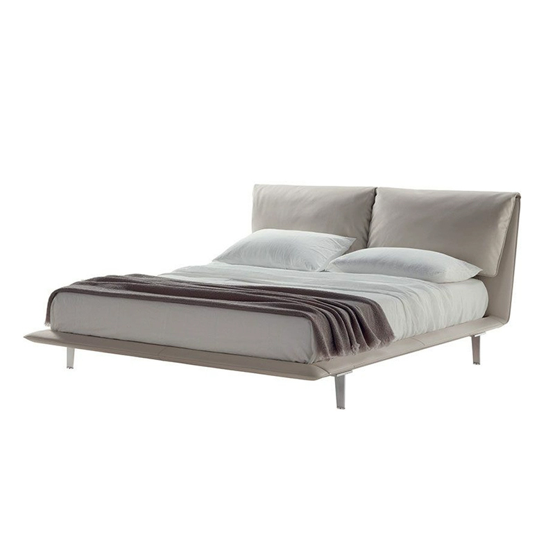 Modern minimalist high-legged bed