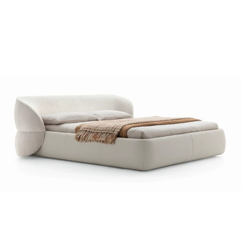 Modern minimalist low-footed bed
