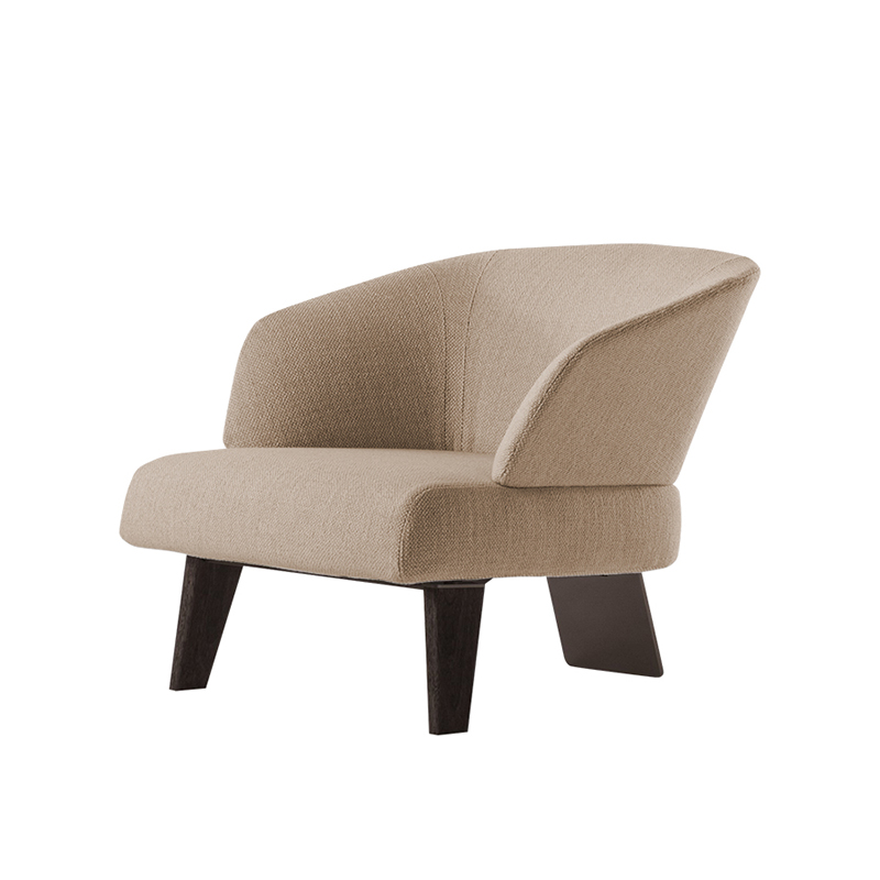 Lightweight single sofa, simple lines + comfortable seating experience