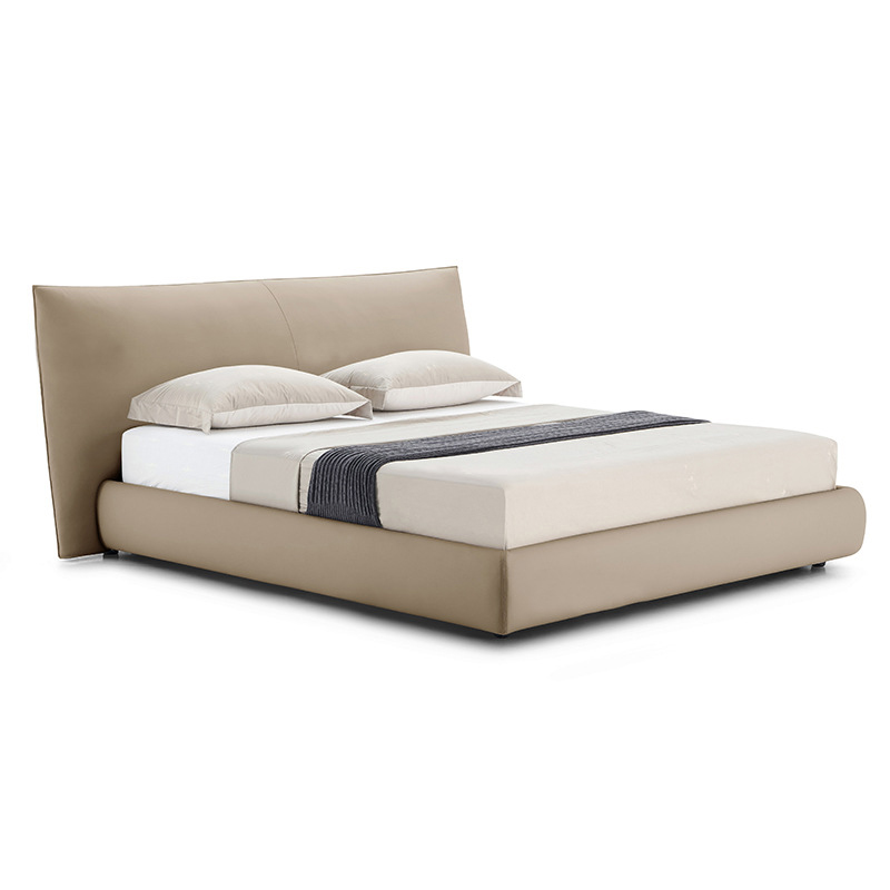 Modern minimalist low-footed bed