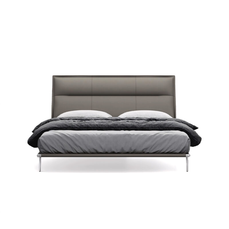 Modern minimalist high-legged bed