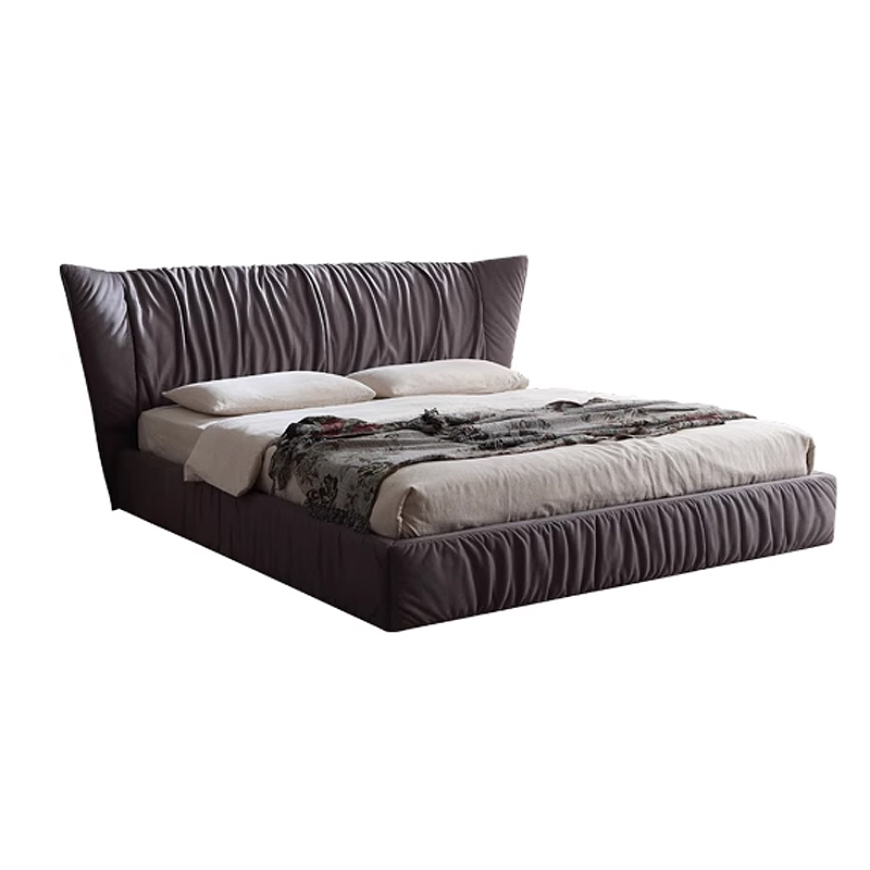 Modern minimalist high-legged bed