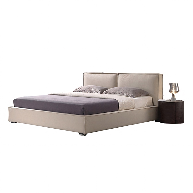 Modern minimalist low-footed bed