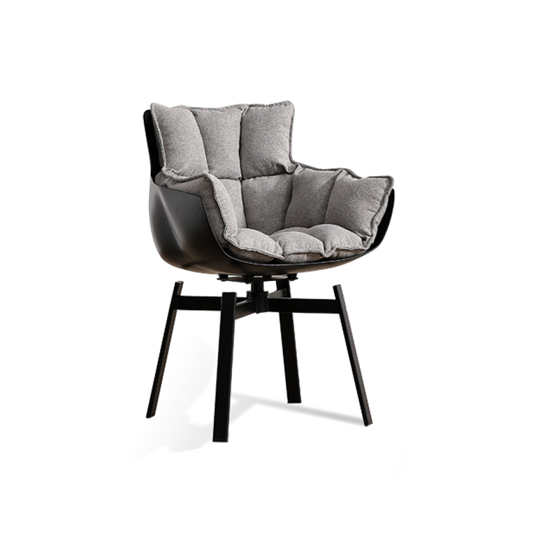 Soft-textured cloud-shaped chair