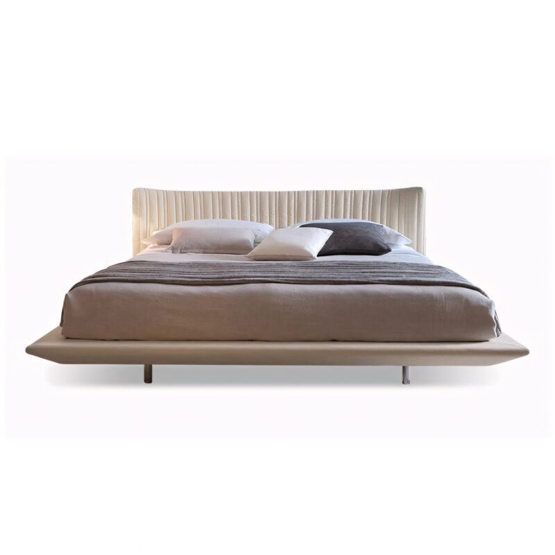 Modern minimalist floating bed