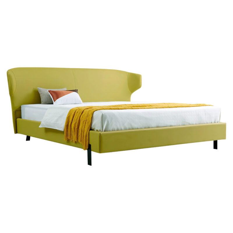 Modern minimalist high-legged bed